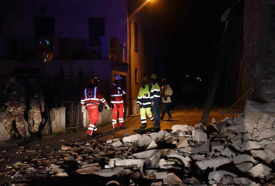 Terremoto e danni, il premier Matteo Renzi: 